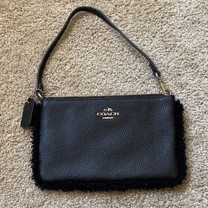 Leather wristlet